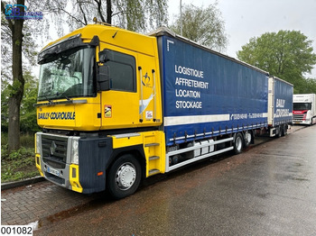 Curtain side truck RENAULT Magnum AE