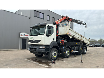 Renault Kerax 430 DXI (PALFINGER PK 18002 WITH REMOTE CONTROL) - Tipper, Crane truck: picture 1
