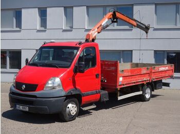 Crane truck, Open body delivery van Renault Mascott 160.65 mit Kran: picture 1