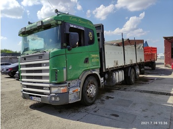 Dropside/ Flatbed truck for transportation of bulk materials SCANIA R124: picture 1