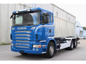 Container transporter/ Swap body truck SCANIA R480 6x2 BDF Euro5 Manuell Retarder AHK: picture 1