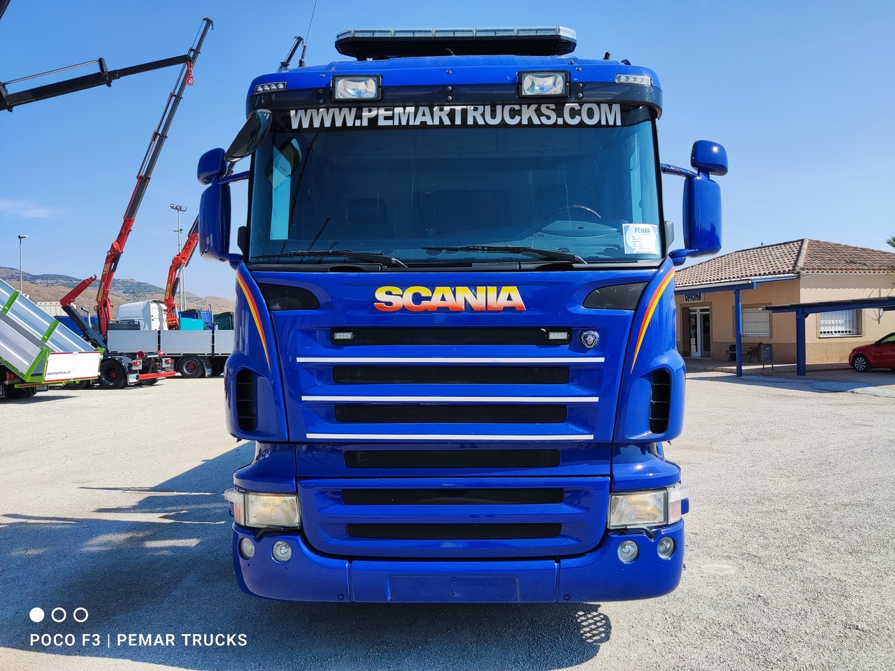 Tipper, Crane truck SCANIA R 420 6X2 GRUA PALFINGER PK 23002 BASCULANTE: picture 24