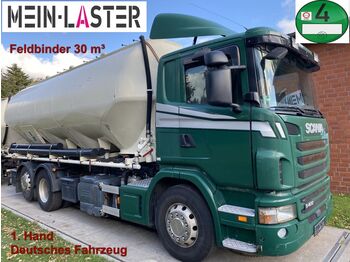 Tanker truck Scania G 400 Feldbinder Silo 30m³ 6x2 1. Hand Klima: picture 1