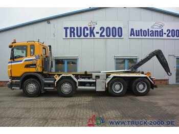Hook lift truck Scania G 480 8x4 Knick-Schub Haken 24 Tonnen Retarder: picture 4