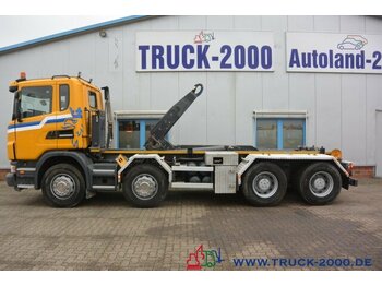 Hook lift truck Scania G 480 8x4 Knick-Schub Haken 24 Tonnen Retarder: picture 3