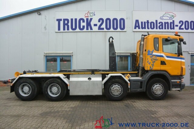 Hook lift truck Scania G 480 8x4 Knick-Schub Haken 24 Tonnen Retarder: picture 13