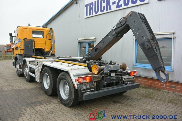 Hook lift truck Scania G 480 8x4 Knick-Schub Haken 24 Tonnen Retarder: picture 14