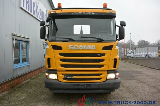 Hook lift truck Scania G 480 8x4 Knick-Schub Haken 24 Tonnen Retarder: picture 15
