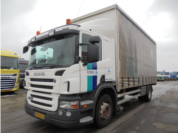 Curtain side truck SCANIA P 230
