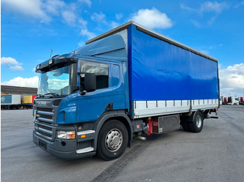 Curtain side truck SCANIA P 340
