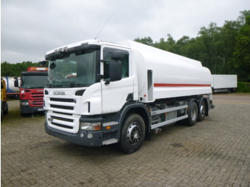 Tanker truck for transportation of fuel Scania P360 6X2 fuel tank 20 m3 / 5 comp + dual pump/counter/hoses: picture 1
