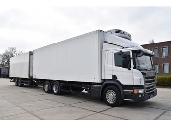 Refrigerator truck Scania P410 6x2MNB + HANGER - THERMO KING - RETARDER - EURO 6 - FULL AIR - ELEVATOR -: picture 1