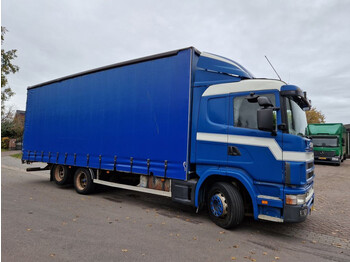 Curtain side truck Scania R124-400 6 x 2 Manual gearbox !!: picture 1