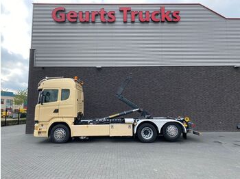 Hook lift truck Scania R450 6X2 + PALFINGER HAAKARMSYSTEEM/ABROLLKIPPER: picture 1