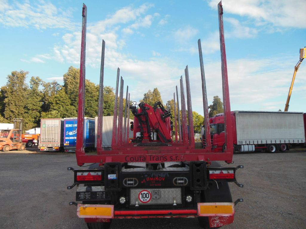 Timber truck, Crane truck Scania R450,6X4, KRAN, EPSILON 170 + UMIKOV TELESKOP: picture 13