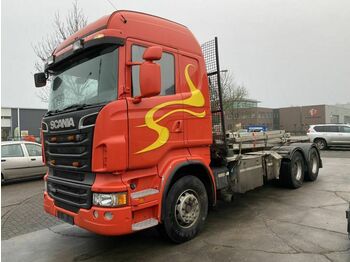 Cab chassis truck Scania R620-V8 6X4 HOLZTRANSPORTER - FULL STEEL - HUB R: picture 1