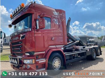 Hook lift truck Scania R 580 Highline / 6X2 / Hooksystem / Retarder / Full Air / V8 / TUV: 1-2023 / Belgium Truck: picture 1