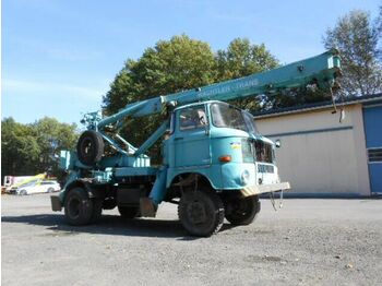 Crane truck, Mobile crane Takraf IFA W 50 mit ADK 70: picture 1