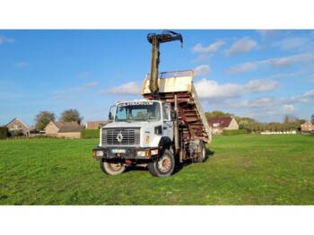 Tipper RENAULT C280 4X2 TIPPER TRUCK CRANE HIAB