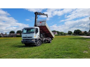 Tipper Renault Kerax 270 4x2 Euro 2 Tipper Truck Crane HIAB