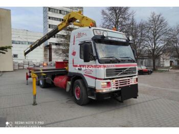 Dropside/ Flatbed truck, Crane truck VOLVO FM12: picture 1