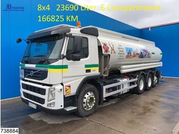 Tanker truck Volvo FM 450 FUEL, EURO 5, 8x4, 23690 Liter, 6 Comp: picture 1