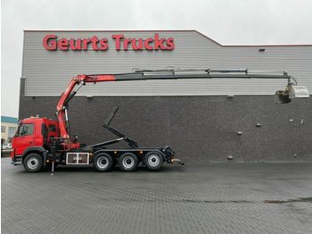 Hook lift truck, Crane truck Volvo FM 500 8X4 TRIDEM + HYVA 2255 HAAKARM/ABROLLKIPP: picture 1