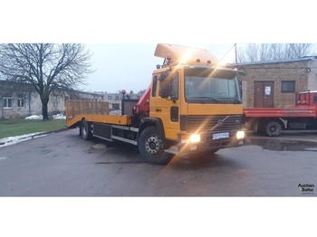 Autotransporter truck, Crane truck Volvo Fassi F80A.23: picture 1
