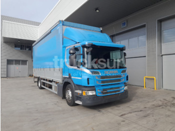 SCANIA P250 - Curtain side truck: picture 1