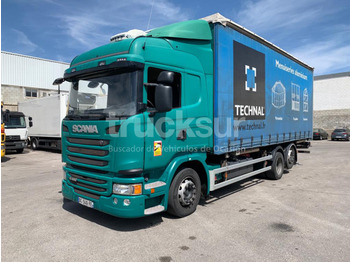 SCANIA G400 ejes 6x2*4 - Curtain side truck: picture 1