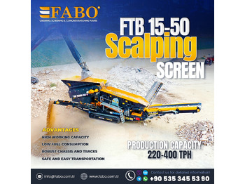 FABO FTB-1550 MOBILE SCALPING SCREEN | AVAILABLE IN STOCK - Mobile crusher: picture 1