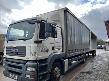 MAN TGA 18-364 4x2 Curtain side - Curtain side truck: picture 2