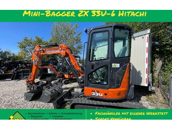 Hitachi Minibagger ZX 33U-6 inkl. Löffelpaket + Powertilt  - Mini excavator: picture 1