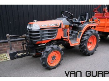 Kubota B1610 + Kieper + Kilverbord + Ploeg + Grondfrees + trekkerbakje - Tow tractor: picture 1