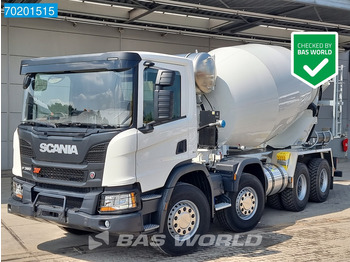 Scania P380 8X4 NEW 10m3 Mixer Manual Big-Axle Steelsuspension Euro 5 - Concrete mixer truck: picture 1