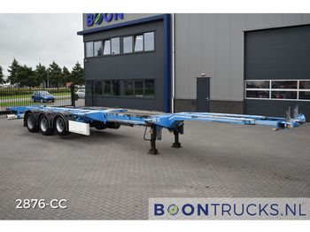D-Tec FLEXITRAILER | 2x20-30-40-45ft HC * 3x EXTENDABLE * NL TRAILER - Container transporter/ Swap body semi-trailer: picture 4