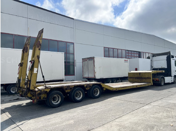 Low loader semi-trailer for transportation of heavy machinery LANGENDORF SATBUE 30/38  3 Achs Tiefbett- Satteltieflader: picture 5
