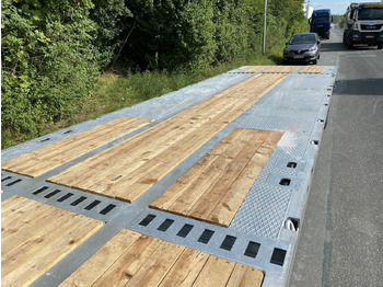 Dropside/ Flatbed semi-trailer Möslein  3 Achs Tieflader für Fertigteile, Maschinen, Co: picture 4
