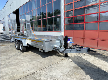 New Low loader trailer for transportation of heavy machinery Möslein TT 11-E 5,50 - 2  Tandemtieflader5,50 m x 2 m, Feuerverzinkt: picture 3