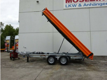 Tipper trailer Möslein  neuer Tandem 3- Seitenkipper Tiefladermit Bordw: picture 2