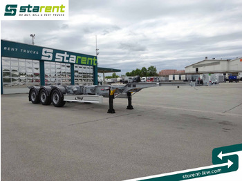 Container transporter/ Swap body semi-trailer Fliegl Containerchassis ADR, 1x20/2x20/1x30/1x40/1x45: picture 3
