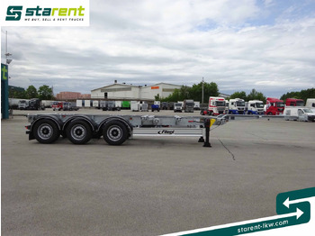 Container transporter/ Swap body semi-trailer Fliegl Containerchassis ADR, 1x20/2x20/1x30/1x40/1x45: picture 4
