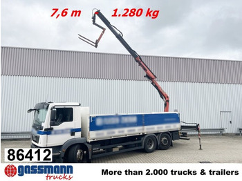 Dropside/ Flatbed truck MAN TGM 26.340