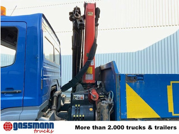 Dropside/ Flatbed truck, Crane truck Mercedes-Benz Axor 1828 L 4x2 mit Kran Palfinger PK 9501, Funk: picture 3