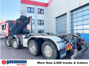 Hook lift truck, Crane truck Volvo FM 460 8x2-6, Lenk-/Liftachse, Kran HMF 2020-K4,: picture 2