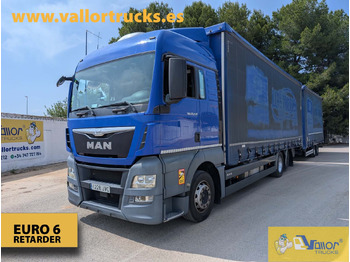 Curtain side truck MAN TGX 26.440