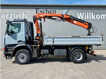 Tipper, Crane truck Mercedes-Benz Arocs 1843 HAD 4x4 | Atlas 116.3-A3*5+6.Kreis: picture 3