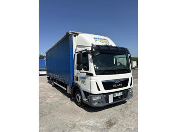 Curtain side truck MAN TGL 12.250