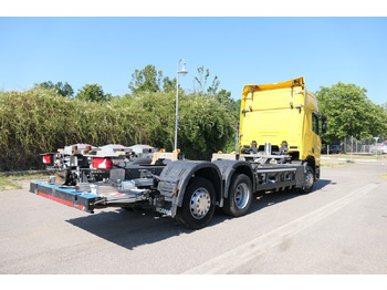 Container transporter/ Swap body truck SCANIA R410 6X2 NG LBW KLIMA AHK: picture 5