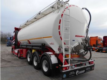 Tanker semi-trailer for transportation of silos Kässbohrer SSK40 42m3, Kippsilo, FULL ALU, E.Hydraulik, TOP: picture 1